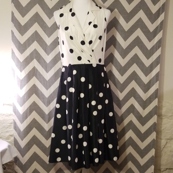 new directions Dresses & Skirts - New Directions polka dot dress size 8